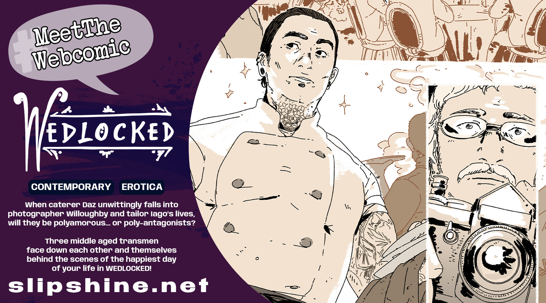 MeetTheWebcomic preview image for Wedlocked.